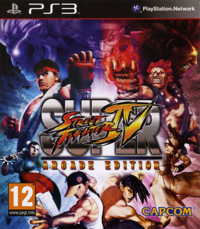 Super Street Fighter IV box art for Playstation 3